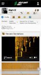 Mobile Screenshot of marvx.deviantart.com