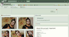 Desktop Screenshot of darkqueenoir.deviantart.com