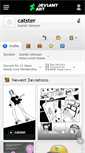 Mobile Screenshot of catster.deviantart.com