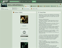 Tablet Screenshot of darklordsdeatheaters.deviantart.com