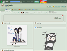 Tablet Screenshot of hirochanie.deviantart.com