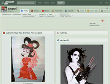 Tablet Screenshot of amann7.deviantart.com
