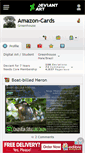 Mobile Screenshot of amazon-cards.deviantart.com