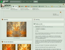 Tablet Screenshot of guitarzar.deviantart.com