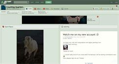 Desktop Screenshot of counting-quarters.deviantart.com