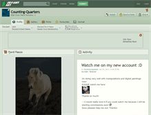 Tablet Screenshot of counting-quarters.deviantart.com