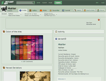 Tablet Screenshot of nkahler.deviantart.com