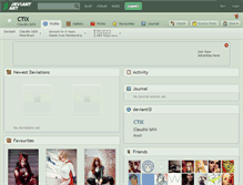 Tablet Screenshot of ctix.deviantart.com