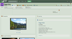 Desktop Screenshot of finger-print.deviantart.com