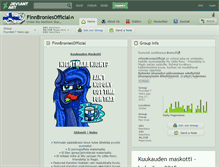 Tablet Screenshot of finnbroniesofficial.deviantart.com