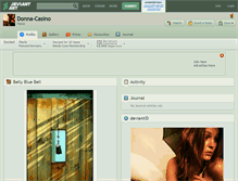 Tablet Screenshot of donna-casino.deviantart.com