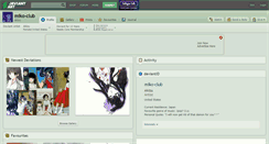Desktop Screenshot of miko-club.deviantart.com