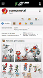 Mobile Screenshot of cosmosmetal.deviantart.com