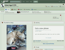 Tablet Screenshot of gxbevingurl1995.deviantart.com