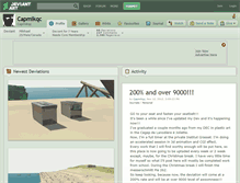 Tablet Screenshot of capmikqc.deviantart.com