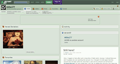 Desktop Screenshot of millie277.deviantart.com