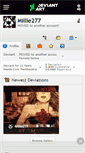 Mobile Screenshot of millie277.deviantart.com