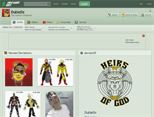 Tablet Screenshot of dubledz.deviantart.com