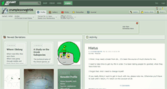 Desktop Screenshot of crumplezonegirl06.deviantart.com