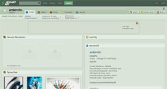 Desktop Screenshot of amberelle.deviantart.com