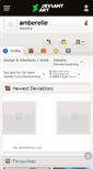 Mobile Screenshot of amberelle.deviantart.com
