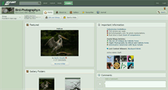 Desktop Screenshot of bird-photography.deviantart.com