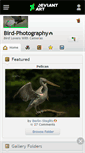 Mobile Screenshot of bird-photography.deviantart.com