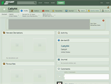 Tablet Screenshot of cattyn4.deviantart.com