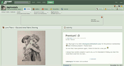 Desktop Screenshot of daphnetails.deviantart.com