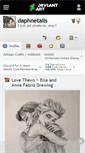 Mobile Screenshot of daphnetails.deviantart.com