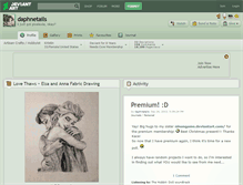 Tablet Screenshot of daphnetails.deviantart.com