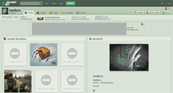 Desktop Screenshot of madlynx.deviantart.com