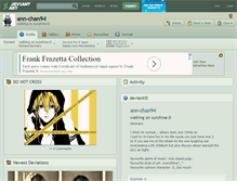 Tablet Screenshot of ann-chan94.deviantart.com
