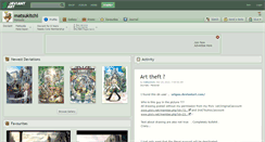 Desktop Screenshot of matsukitchi.deviantart.com