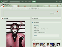 Tablet Screenshot of ninjaneji.deviantart.com