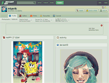 Tablet Screenshot of miyavik.deviantart.com