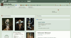 Desktop Screenshot of mythic-reality.deviantart.com