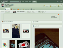 Tablet Screenshot of lilia-kltz-schfr3.deviantart.com