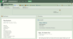 Desktop Screenshot of hallow-oblivion.deviantart.com