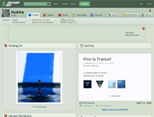 Tablet Screenshot of myskina.deviantart.com