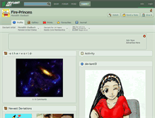 Tablet Screenshot of fire-princess.deviantart.com