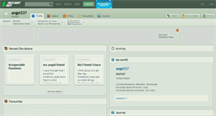 Desktop Screenshot of angel337.deviantart.com