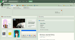 Desktop Screenshot of hira-chira.deviantart.com