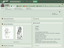 Tablet Screenshot of j-core.deviantart.com