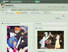 Tablet Screenshot of emokidswill.deviantart.com