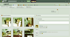 Desktop Screenshot of logmeoff.deviantart.com