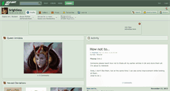 Desktop Screenshot of brightless.deviantart.com