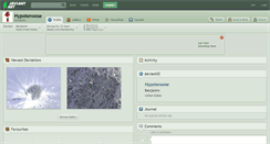 Desktop Screenshot of hypotenoose.deviantart.com