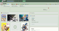 Desktop Screenshot of kinuko.deviantart.com