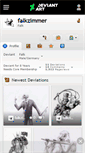 Mobile Screenshot of falkzimmer.deviantart.com